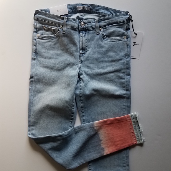 7 for All Mankind Coral Skinny Jeans - Picture 5 of 8